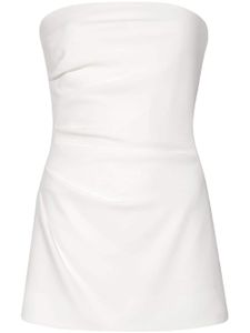 Proenza Schouler haut bustier à fronces - Blanc