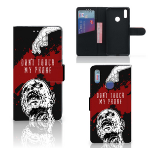 Huawei Y7 (2019) Portemonnee Hoesje Zombie Blood