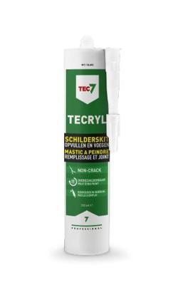 Tec7 tecryl acrylaat schilderskit koker wit 310ml | 12 stuk stuks