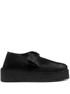 Clarks Originals baskets en cuir - Noir