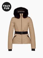 Goldbergh Hida Faux Border Wintersportjas Dames Marmottes 44