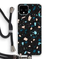 Terrazzo N°11: Pixel 4 Transparant Hoesje met koord