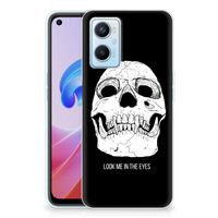 Silicone Back Case OPPO A96 | OPPO A76 Skull Eyes