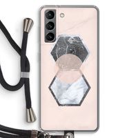 Creatieve toets: Samsung Galaxy S21 Transparant Hoesje met koord