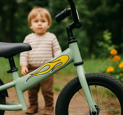 Fiets sticker vlammen