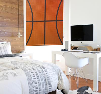Basketbal patroon rolgordijn