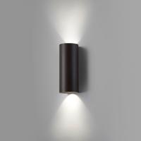 Wandlamp Artdelight Brody 2 Lichts LED 2700K Dimbaar Zwart