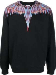 Marcelo Burlon County of Milan sweat à imprimé Wings signature - Noir