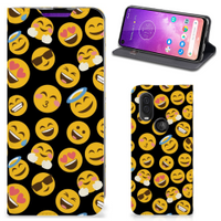 Motorola One Vision Hoesje met Magneet Emoji - thumbnail