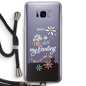 Tough Life: Samsung Galaxy S8 Plus Transparant Hoesje met koord