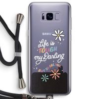Tough Life: Samsung Galaxy S8 Plus Transparant Hoesje met koord