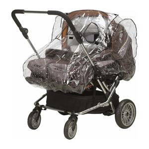 Universele regenhoes voor dubbele kinderwagen - Duowagen - Duo Buggy - Tweelingwagen