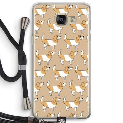 Doggy: Samsung Galaxy A5 (2016) Transparant Hoesje met koord