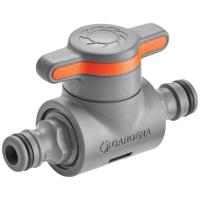 GARDENA 18266-50 Gardena 18266-50, Abschaltventil, Sprinkleranlage, Grau, Männlich, 1 Stück(e) Koppeling Met reguleerventiel
