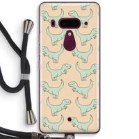 Dinos: HTC U12+ Transparant Hoesje met koord Dinos: HTC U12+ Transparant Hoesje met koord