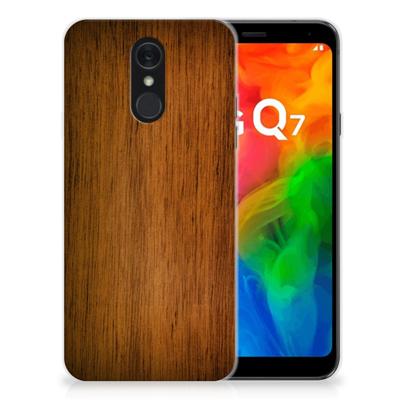 LG Q7 | Bumper Hoesje | Donker Hout LG Q7 | Bumper Hoesje | Donker Hout