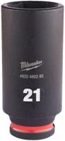Milwaukee Accessoires shockwave slagdop 3/8" diep 21mm | 1 stuk - 4932480295