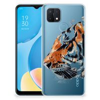 Hoesje maken OPPO A15 Watercolor Tiger