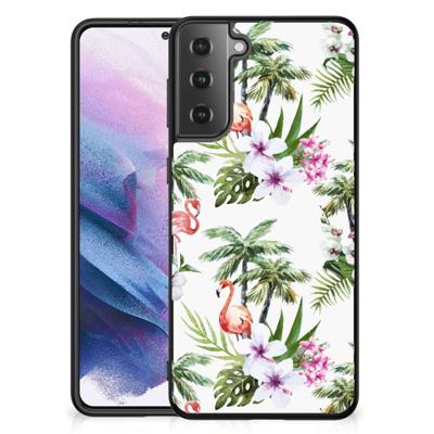 Samsung Galaxy S21 Plus Dierenprint Telefoonhoesje Flamingo Palms