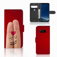 Samsung Galaxy S8 | Wallet Case | met Pasjes | Liefde - Origineel Romantisch Cadeau