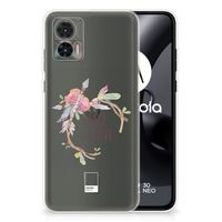 Motorola Edge 30 Neo Telefoonhoesje met Naam Boho Text - thumbnail