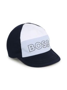 BOSS Kidswear casquette réversible à logo imprimé - Bleu