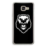 Angry Bear (black): Samsung Galaxy A5 (2016) Transparant Hoesje Angry Bear (black): Samsung Galaxy A5 (2016) Transparant Hoesje