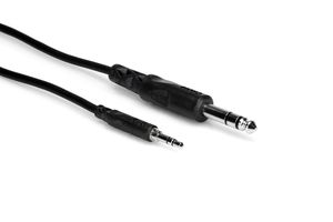 Hosa Technology CMS-103 audio kabel 0,9 m 3.5mm TRS 6.35mm TRS Zwart