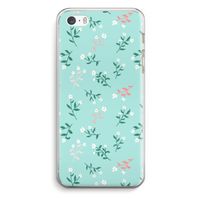 Small white flowers: iPhone 5 / 5S / SE Transparant Hoesje