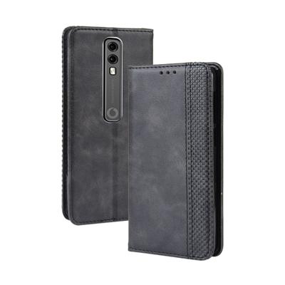 Magnetische Buckle retro Crazy Horse textuur horizontale Flip lederen case voor Vodafone Smart V10 (VFD730) met houder & kaartsleuven & fotolijstjes