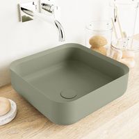MONDIAZ BINX Waskom solid surface 36cm kleur Army / Army MONDIAZ BINX Waskom solid surface 36cm kleur Army / Army