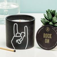 Impressions geurkaars - Rock On (zwart)