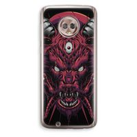 Hell Hound and Serpents: Motorola Moto G6 Transparant Hoesje