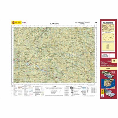 Topografische kaart 54 MT50 Rioseco | CNIG - Instituto Geográfico Nacional1