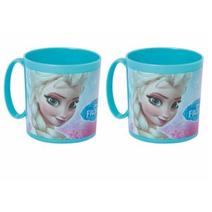 Set van 2x stuks plastic Frozen drinkbekers 350 ml