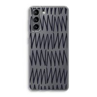 Marrakech Zigzag: Samsung Galaxy S21 Transparant Hoesje