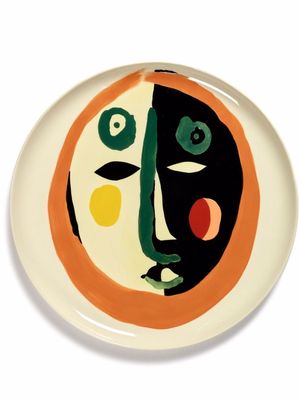 Serax petite assiette Feast Visage 1 - Multicolore