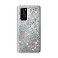 Sierlijke bloemen: Huawei P40 Transparant Hoesje