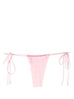 Frankies Bikinis bas de bikini en broderie anglaise - Rose