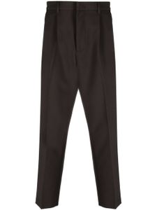 Emporio Armani pantalon skinny à plis marqués - Vert