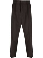 Emporio Armani pantalon skinny à plis marqués - Vert