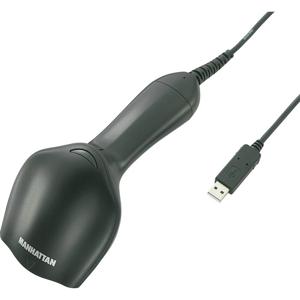 Manhattan 460835 USB-Kit Barcodescanner Kabel 1D CCD Zwart Handmatig USB