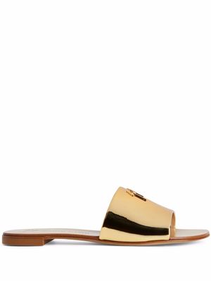 Giuseppe Zanotti sandales Shirley métallisées - Or