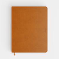 Notitieboek de KEMPEN Atlas 171x220mm blanco 192 pagina&apos;s 90gr bruin