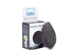 Skoon Konjac spons Bamboo Charcoal