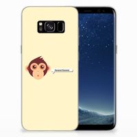 Samsung Galaxy S8 Telefoonhoesje met Naam Monkey - thumbnail