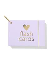 HEMA Flashcards Met Ring A7 Hartjes - 50 Stuks