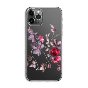Mooie bloemen: iPhone 11 Pro Max Transparant Hoesje