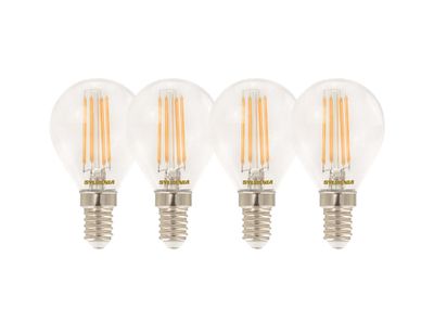 Sylvania Ledlamp - e14 - 470 lm - kogel - helder - 4 stuks