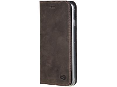 Senza Senza Raw Leather Booklet Apple iPhone 6/6S Walnut Brown